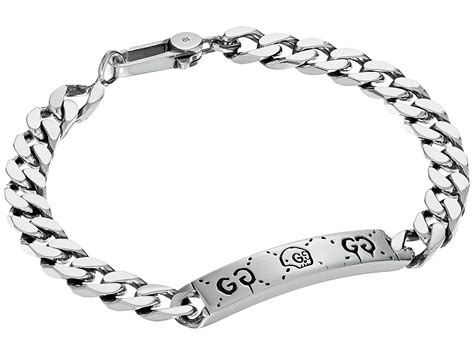 gucci ghost bracelet dhgate|gucci ghost chain bracelet in silver.